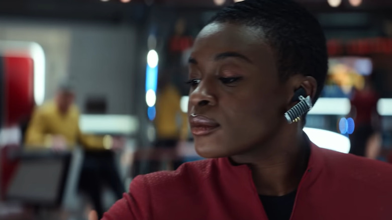 Celia Rose Gooding as Nyota Uhura on 'Star Trek: Strange New Worlds'