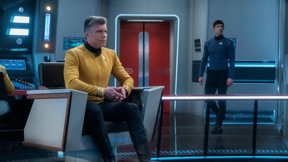 Anson Mount as Captain Pike on Star Trek: Discovery