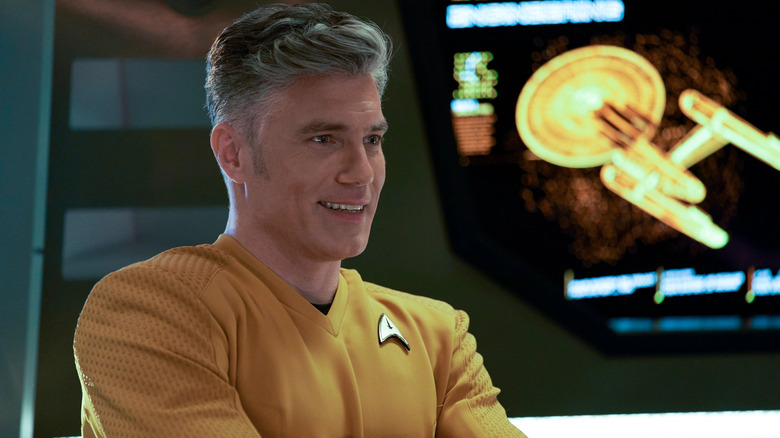 Captain Pike smiles