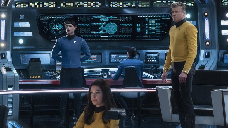 Spock, Captain Pike, and Number One on "Star Trek: Discovery"