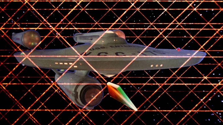 The Enterprise is trapped in "The Tholian Web"