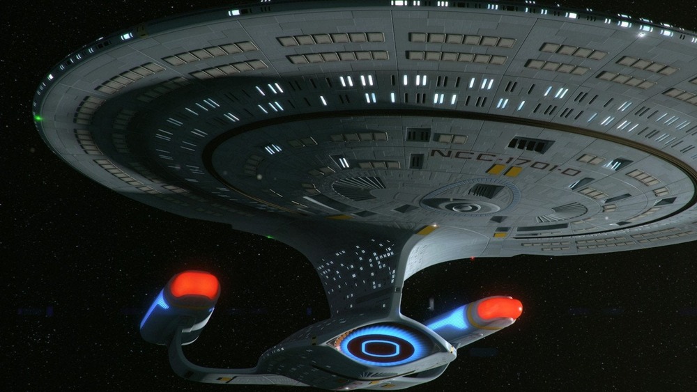 Star Trek Enterprise in space