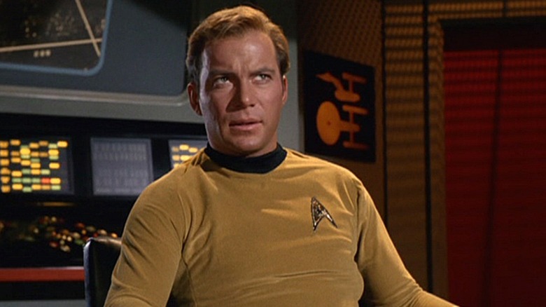 Kirk in Captain's chair