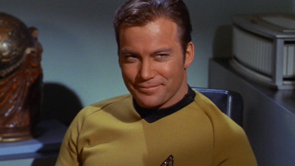 Captain James T. Kirk smiling