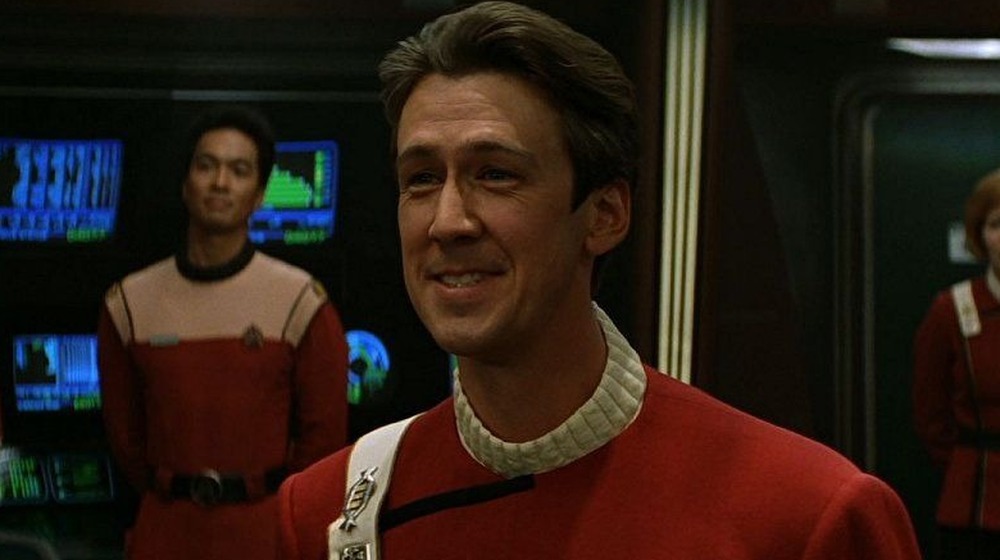 Captain John Harriman smiling in Enterprise