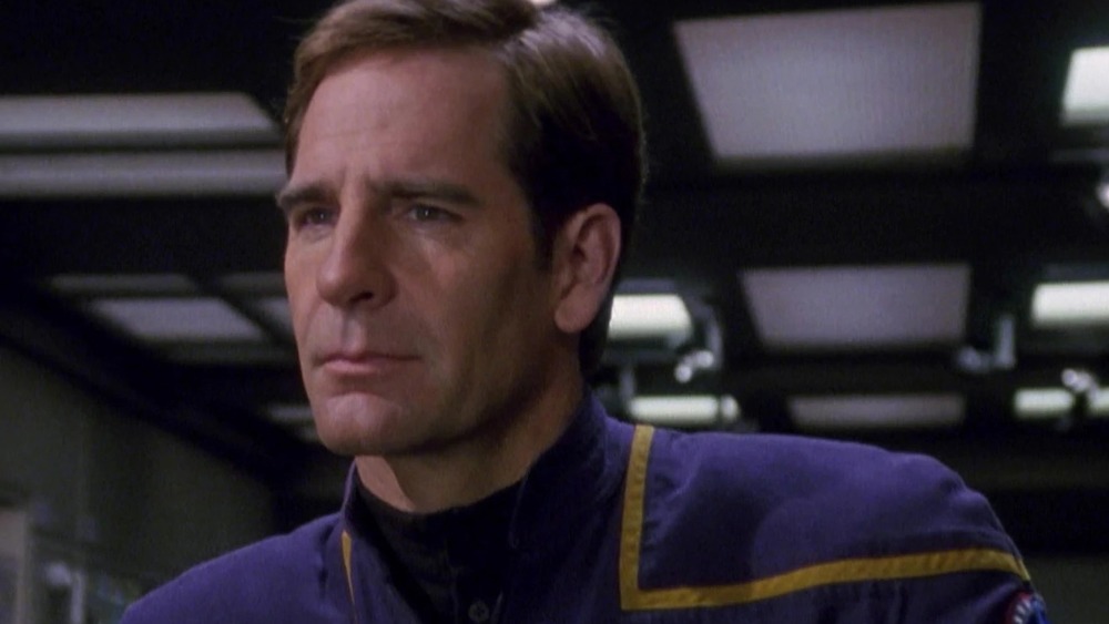 Jonathan Archer commanding the Enterprise