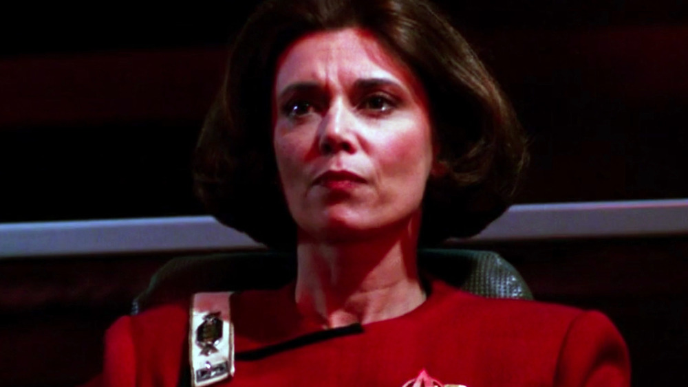 Rachel Garrett commanding Enterprise