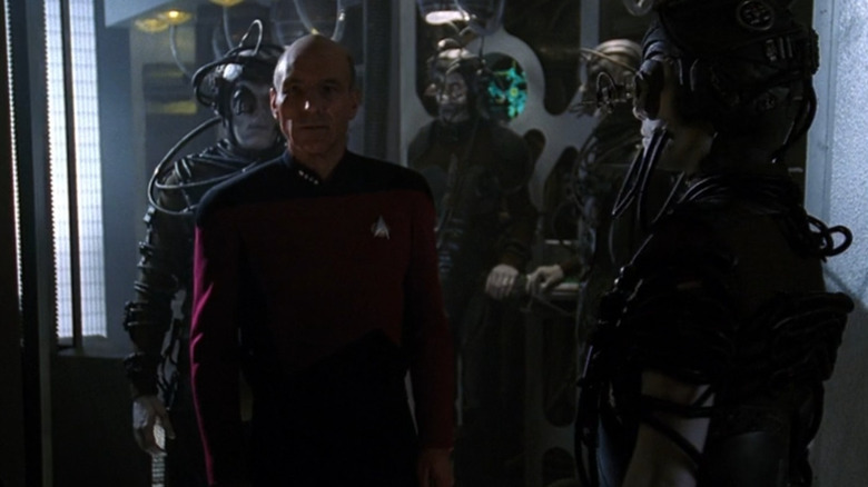 Borg capturing Picard