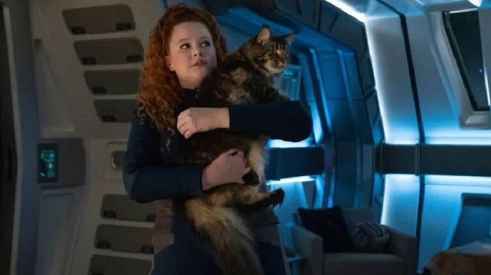 Ensign Tilly holding Grudge