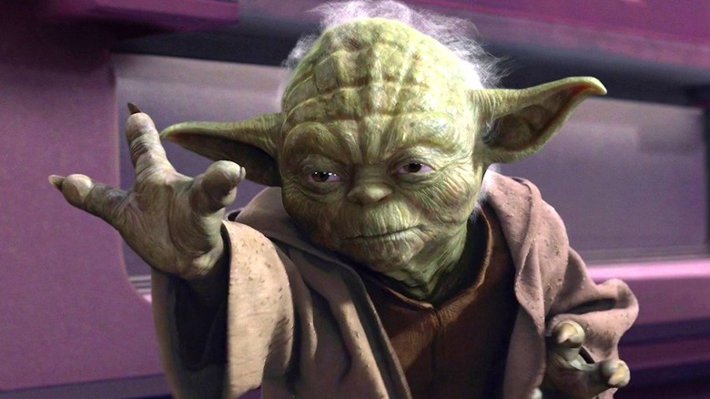 Yoda uses the Force