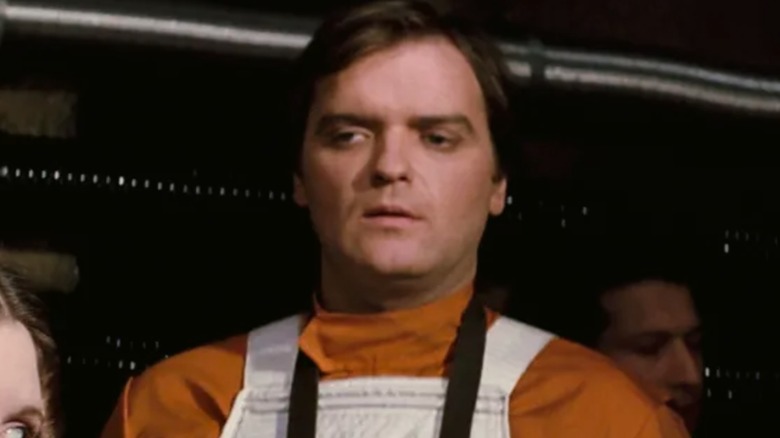 Jon "Dutch" Vander wears an orange flight suit in "Star Wars: Episode IV - A New Hope" (1977)