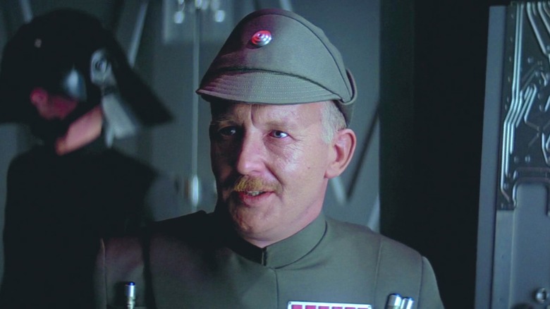 Fleet Admiral Ozzel aboard the Imperial Star Destroyer in "The Empire Strikes Back" (1980)