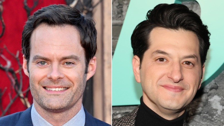 Ben Schwartz and Bill Hader smiling at events