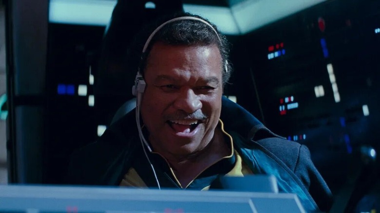 Lando Calrissian laughing