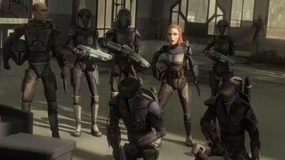 Bo-Katan Kryze and the Death Watch on Star Wars: The Clone Wars