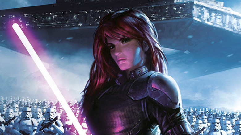 Mara Jade purple lightsaber 