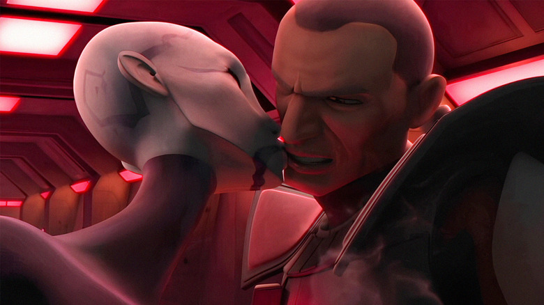 Asajj Ventress Kissing Dead Colt