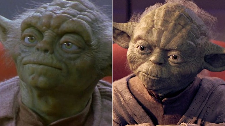 Puppet and CGI Yoda