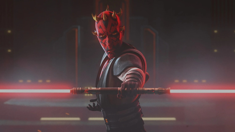 Maul in battle stance