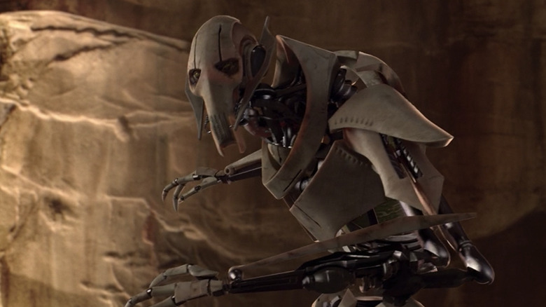 Grievous in fighting stance