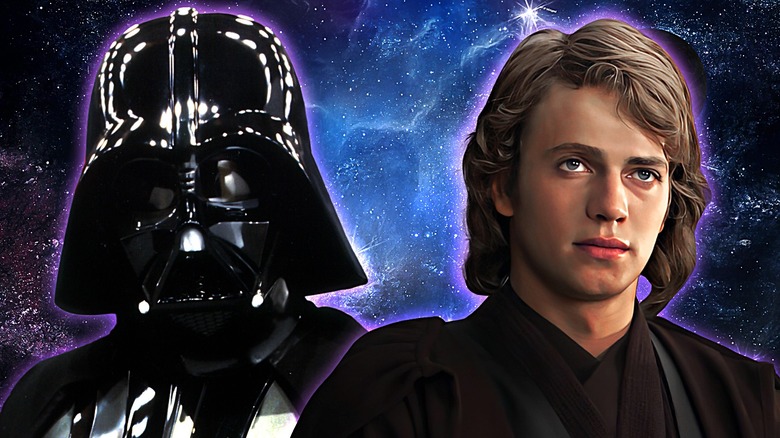 Anakin and Darth Vader composite