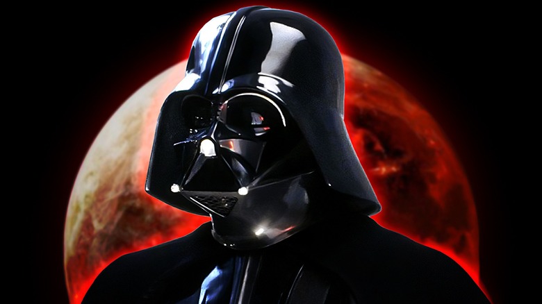 Darth Vader over Mustafar