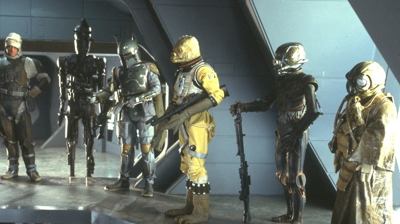 Bounty Hunters on a Star Destroyer