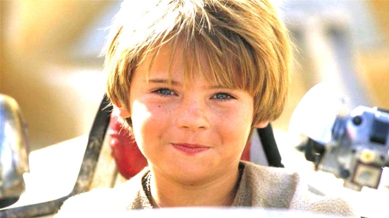 Anakin smiles