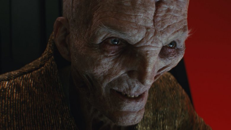 Supreme Leader Snoke in Star Wars: The Last Jedi