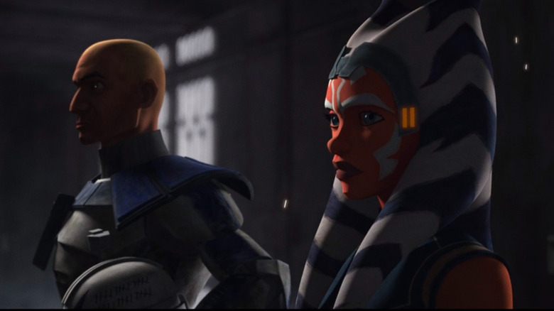 Rex and Ahsoka preparing to take on the 501st