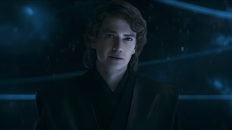 Anakin Skywalker smiles