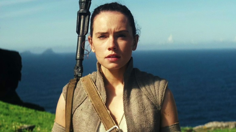 Rey on Ahch-To