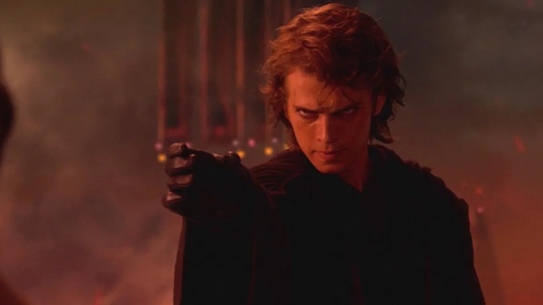 Anakin Skywalker angry