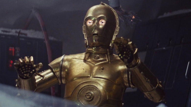 C-3PO panicking