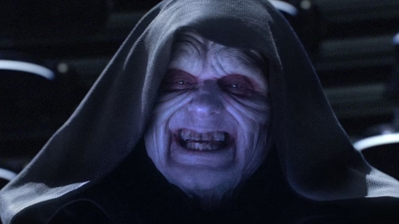 Emperor Palpatine smiling