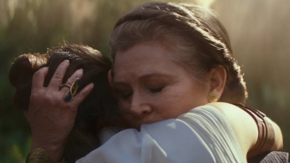 Carrie Fisher in Star Wars: The Rise of Skywalker