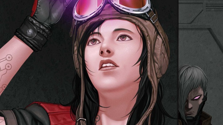 Doctor Aphra looking up