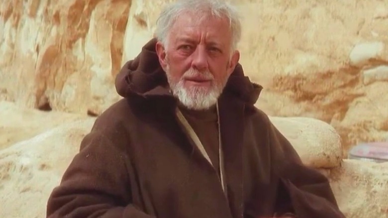 Ben Kenobi smiling