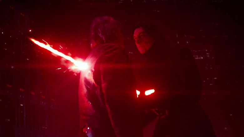 Kylo Ren kills Han Solo