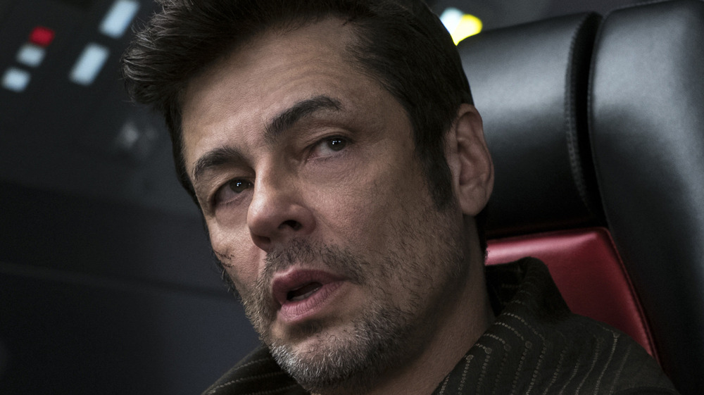 Benicio del Toro as DJ in The Last Jedi