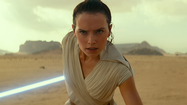 Rey snarls