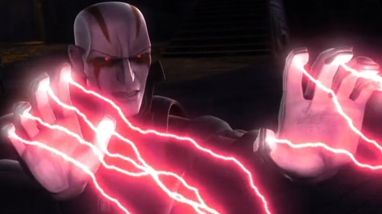 The Son using Force lightning