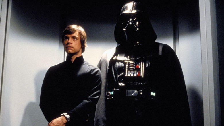 Luke Skywalker and Darth Vader