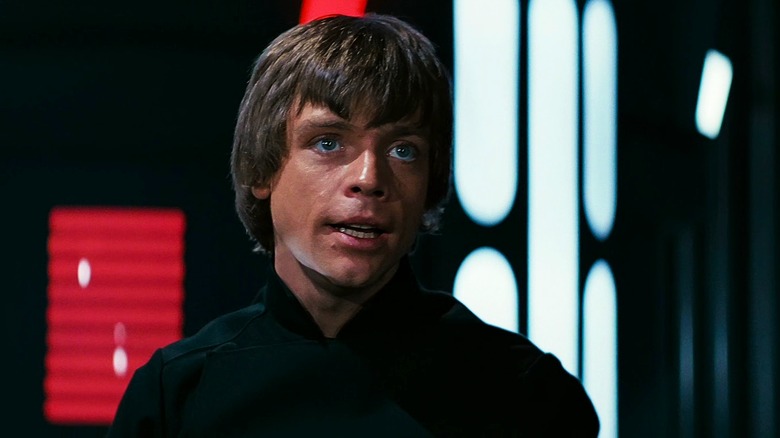 Luke Skywalker looking determined