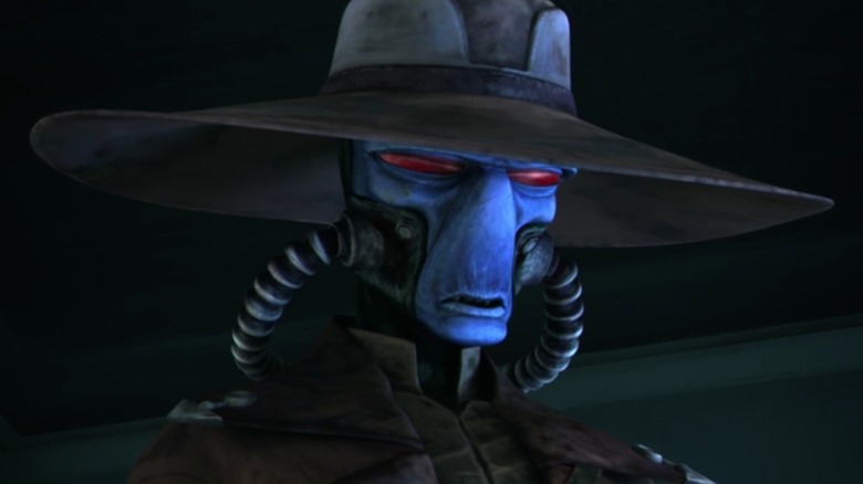 Cad Bane wearing a hat