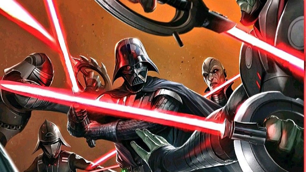 The cover of Darth Vader: Dark Lord of the Sith #7