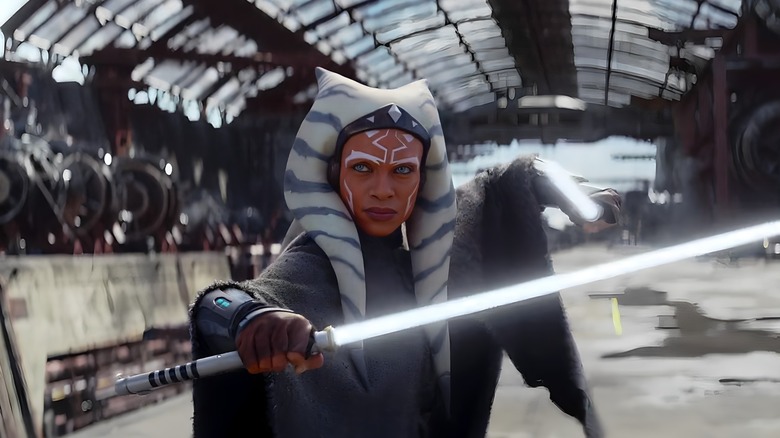 Ahsoka dual wielding lightsabers