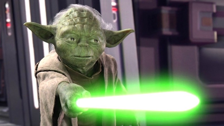 Yoda threatens Palpatine