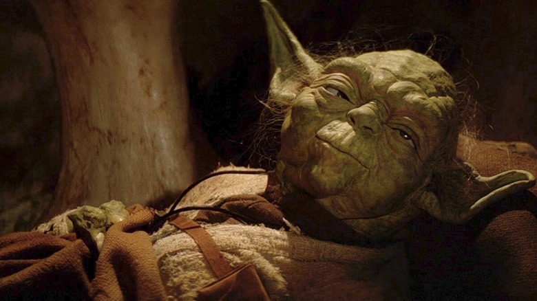 Yoda preparing to die