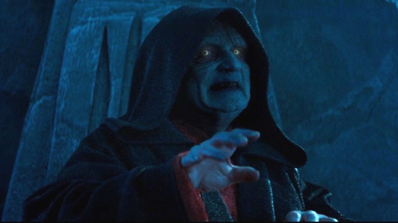 Emperor Palpatine talking